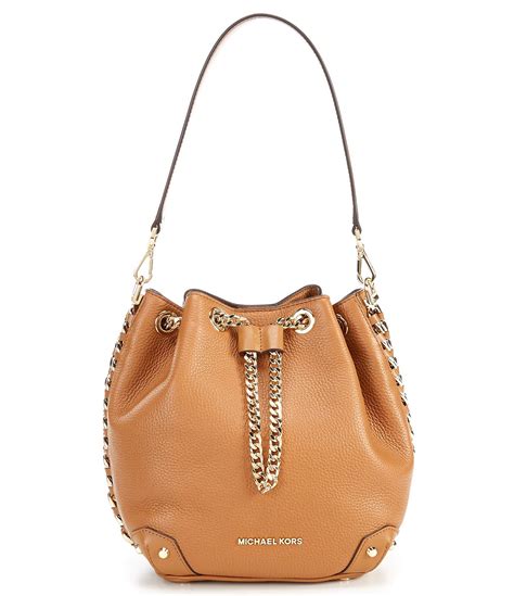 michael kors alanis medium pebbled leather bucket bag|MICHAEL Michael Kors Alanis Pebble Leather Bucket Bag .